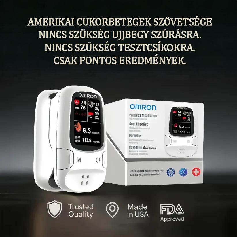 👩‍⚕️A BENU ajánlása丨Omron™ 11in1 nem invazív vércukormérő – Tű nélkül, zsebben hordható.🎉🎁 VÁSÁROLJ 1-ET, ÉS KAPJ 3 AJÁNDÉKOT INGYEN!