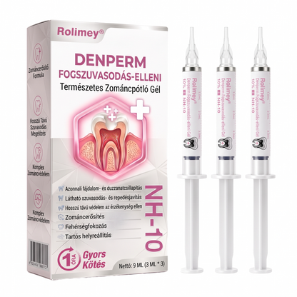 Rolimey® DenPerm – Természetes, zománcpótló gél szuvas léziók kezelésére🎃
