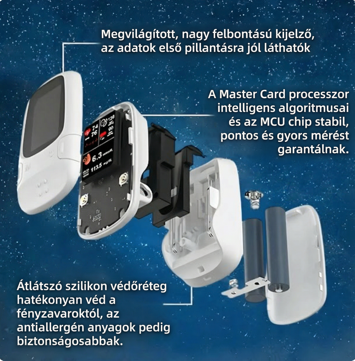 👩‍⚕️A BENU ajánlása丨Omron™ 11in1 nem invazív vércukormérő – Tű nélkül, zsebben hordható.🎉🎁 VÁSÁROLJ 1-ET, ÉS KAPJ 3 AJÁNDÉKOT INGYEN!