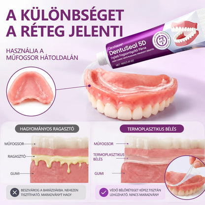 CleraNaure® DentuSeal 5D fejlett műfogsorrögzítő és párnázó ragasztó-🔥