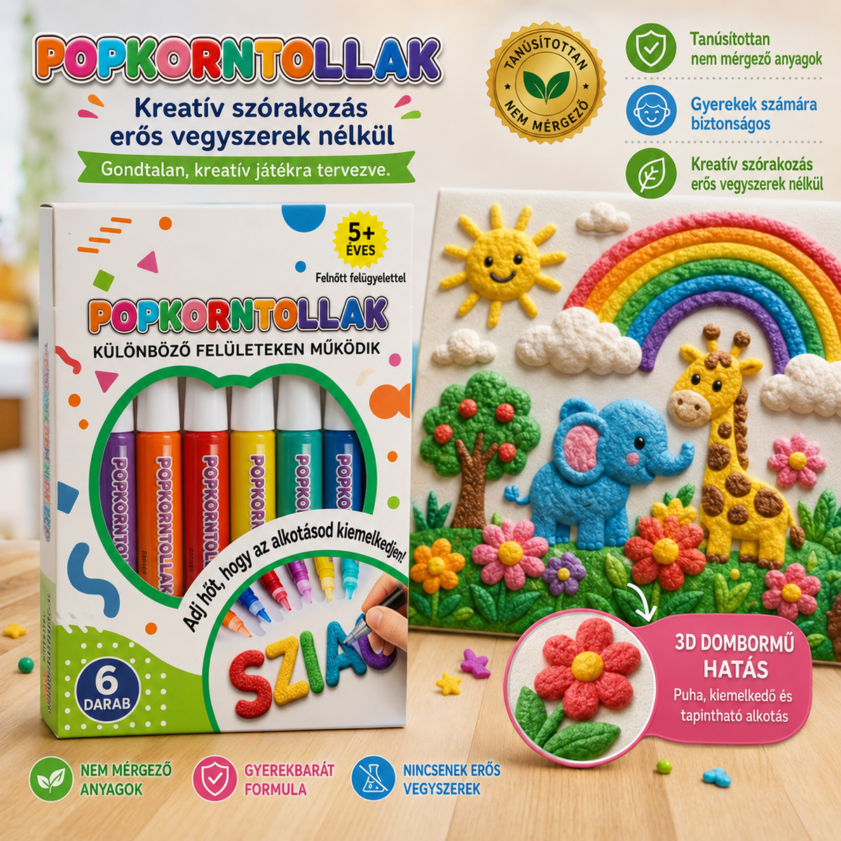 Spóroljon 50%-ot, ha még ma rendel 丨Healrize® 3D Relief Art Pen – Változtassa lapos rajzait megérinthető 3D művészetté🖌️🖍️- 📦