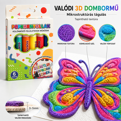 Spóroljon 50%-ot, ha még ma rendel 丨Healrize® 3D Relief Art Pen – Változtassa lapos rajzait megérinthető 3D művészetté🖌️🖍️- 📦