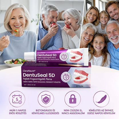 CleraNaure® DentuSeal 5D fejlett műfogsorrögzítő és párnázó ragasztó-🔥