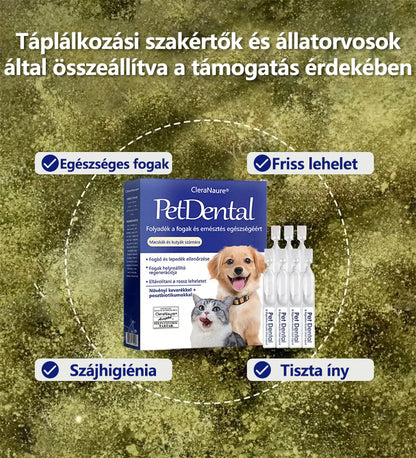 🥇[Hivatalos áruház] CleraNaure® Pet Dental & Digestive Health Oral Liquid – Frissíti a leheletet, eltávolítja a fogkövet, elősegíti az íny regenerálódását és stabilizálja a fogakat (macskák és kutyák számára) – Ma 80% kedvezménnyel!- 🌻