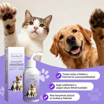 🥇CleraNature® WaxLift állati fülöblítő