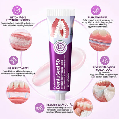 CleraNaure® DentuSeal 5D fejlett műfogsorrögzítő és párnázó ragasztó-🔥